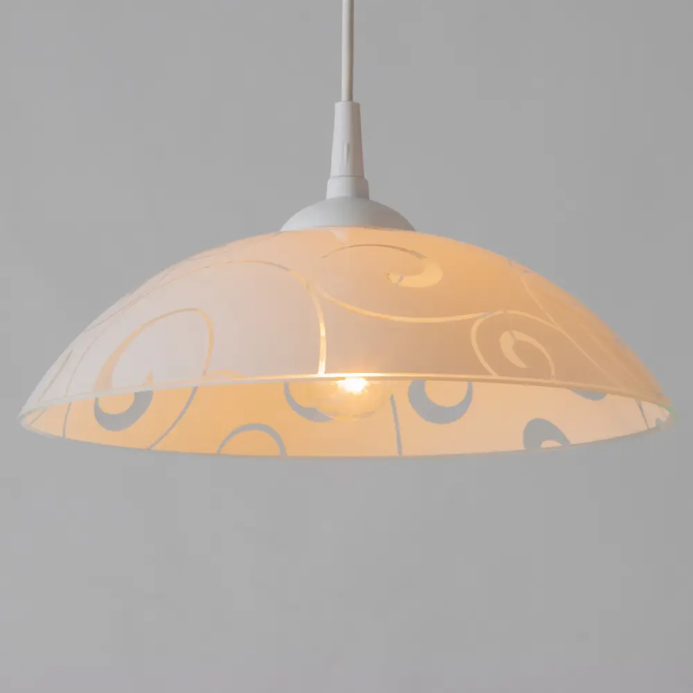 Фото 2 Светильник подвесной Bayerlux 3294557 1 лампа 3 м² цвет белый Фото 2 Светильник подвесной Bayerlux 3294557 1 лампа 3 м² цвет белый