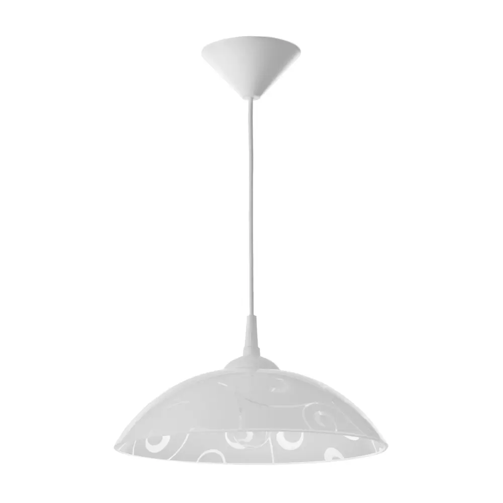 Фото Светильник подвесной Bayerlux 3294557 1 лампа 3 м² цвет белый Фото Светильник подвесной Bayerlux 3294557 1 лампа 3 м² цвет белый