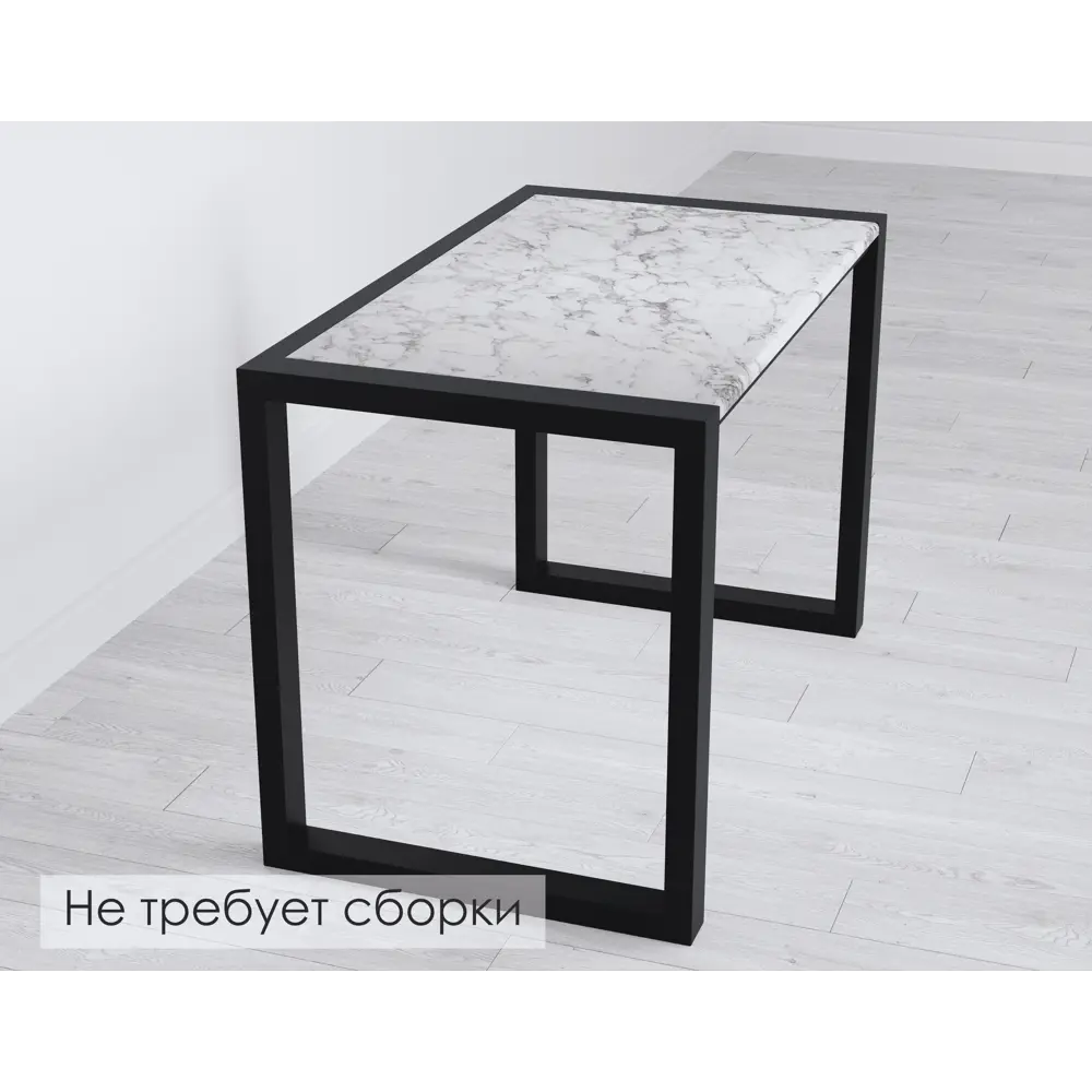 Фото 3 Компьютерный стол Weldwood Urban 112x75x64 см металл цвет белый глянец Фото 3 Компьютерный стол Weldwood Urban 112x75x64 см металл цвет белый глянец