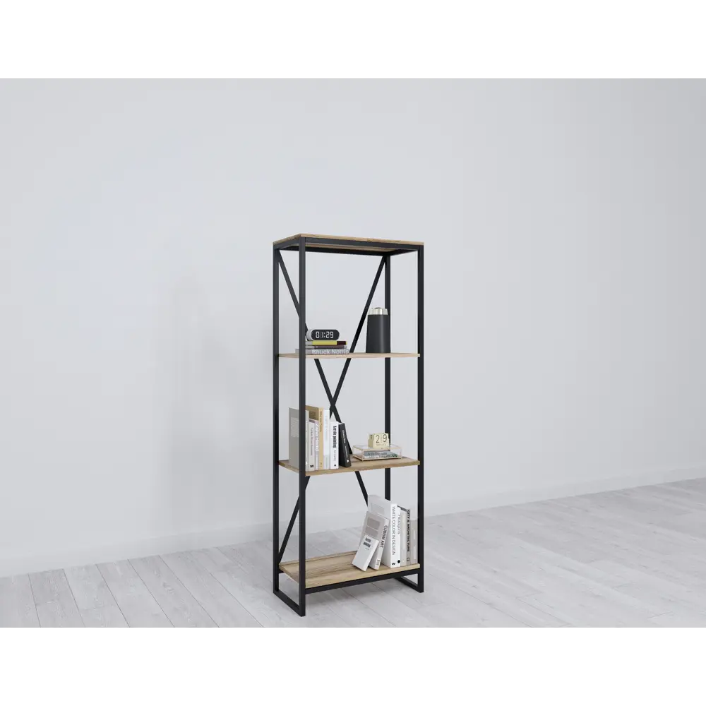 Фото Стеллаж Weldwood 60x151x30 см 4 полки металл цвет ясень Фото Стеллаж Weldwood 60x151x30 см 4 полки металл цвет ясень