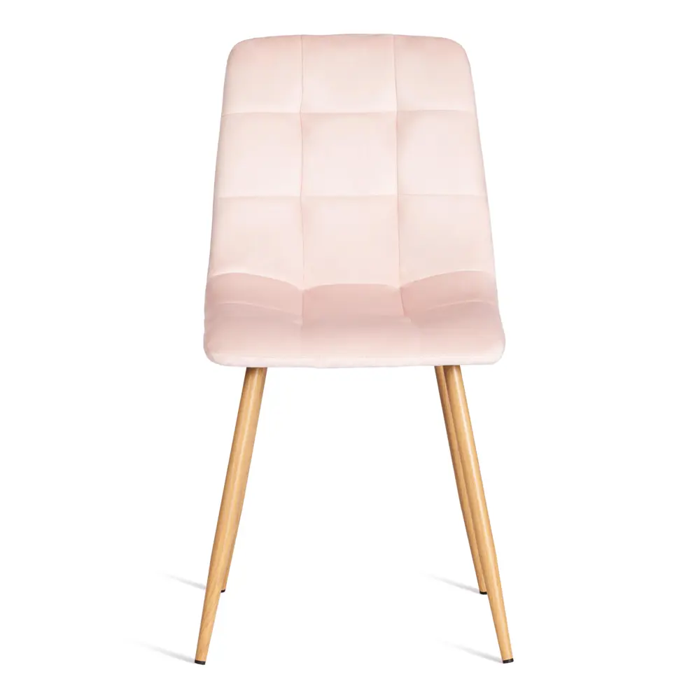 Фото 5 Стул Tetchair Chilly 87.5x55x46 см вельвет цвет розово-бежевый/натуральный Фото 5 Стул Tetchair Chilly 87.5x55x46 см вельвет цвет розово-бежевый/натуральный