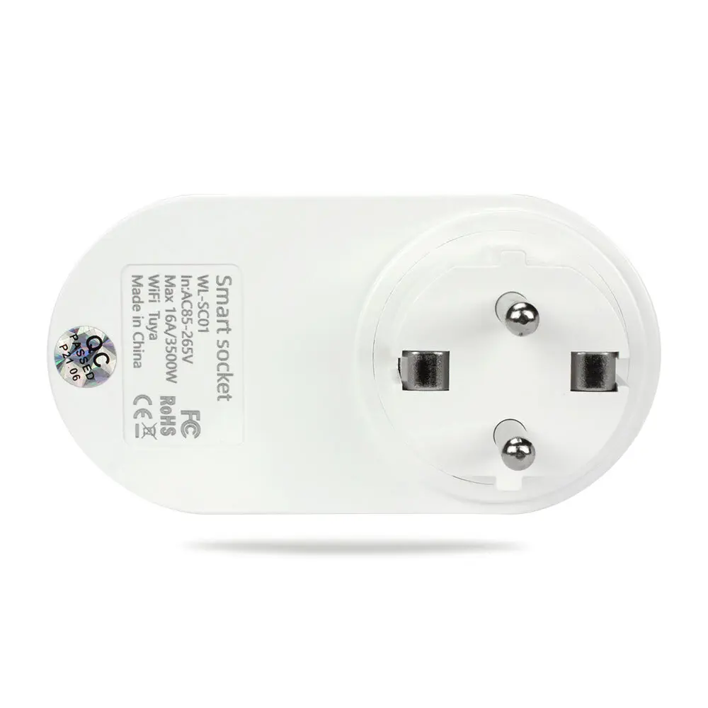Фото 3 Умная розетка Ps-Link WL-SC01 WI FI 10 А цвет белый Фото 3 Умная розетка Ps-Link WL-SC01 WI FI 10 А цвет белый