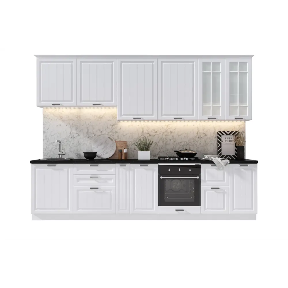 Фото 5 Фасад универсальный для кухонного шкафа 57.3x71.6 см Сурская мебель Прага МДФ цвет белый Фото 5 Фасад универсальный для кухонного шкафа 57.3x71.6 см Сурская мебель Прага МДФ цвет белый