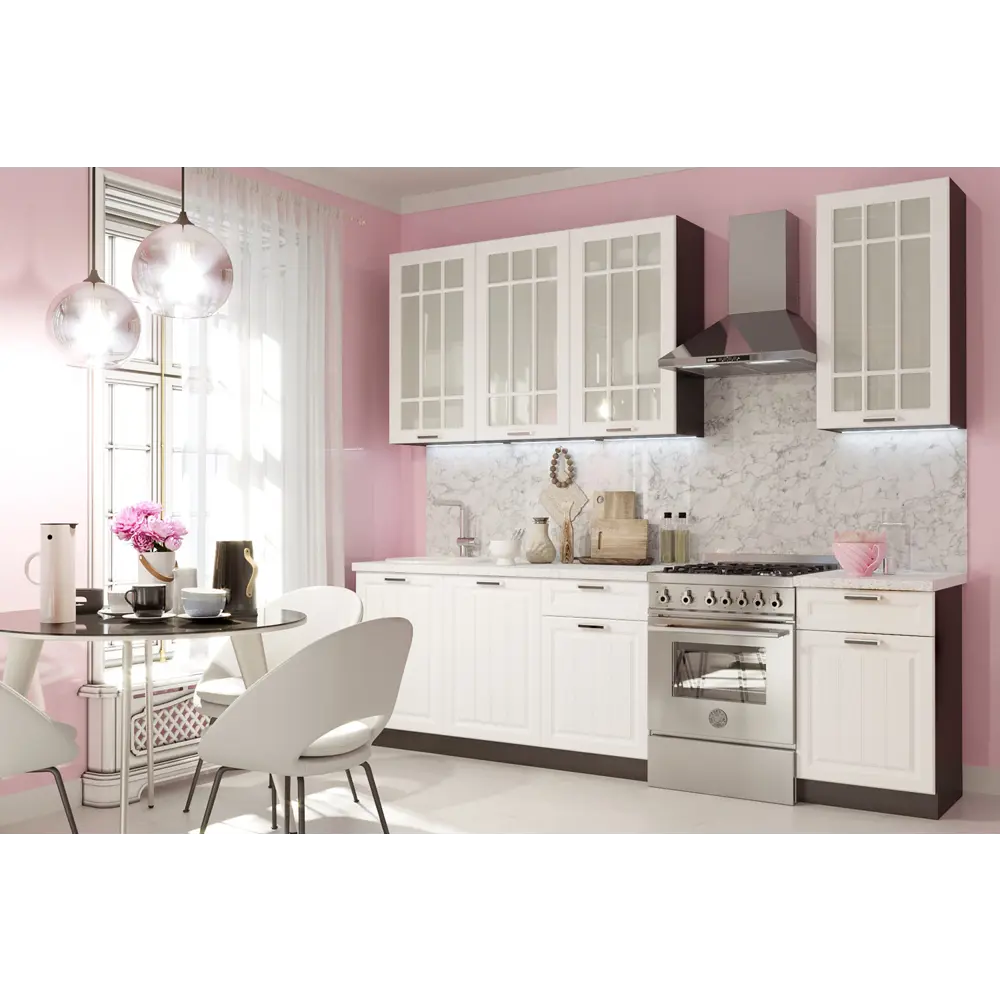 Фото 4 Фасад универсальный для кухонного шкафа 57.3x71.6 см Сурская мебель Прага МДФ цвет белый Фото 4 Фасад универсальный для кухонного шкафа 57.3x71.6 см Сурская мебель Прага МДФ цвет белый