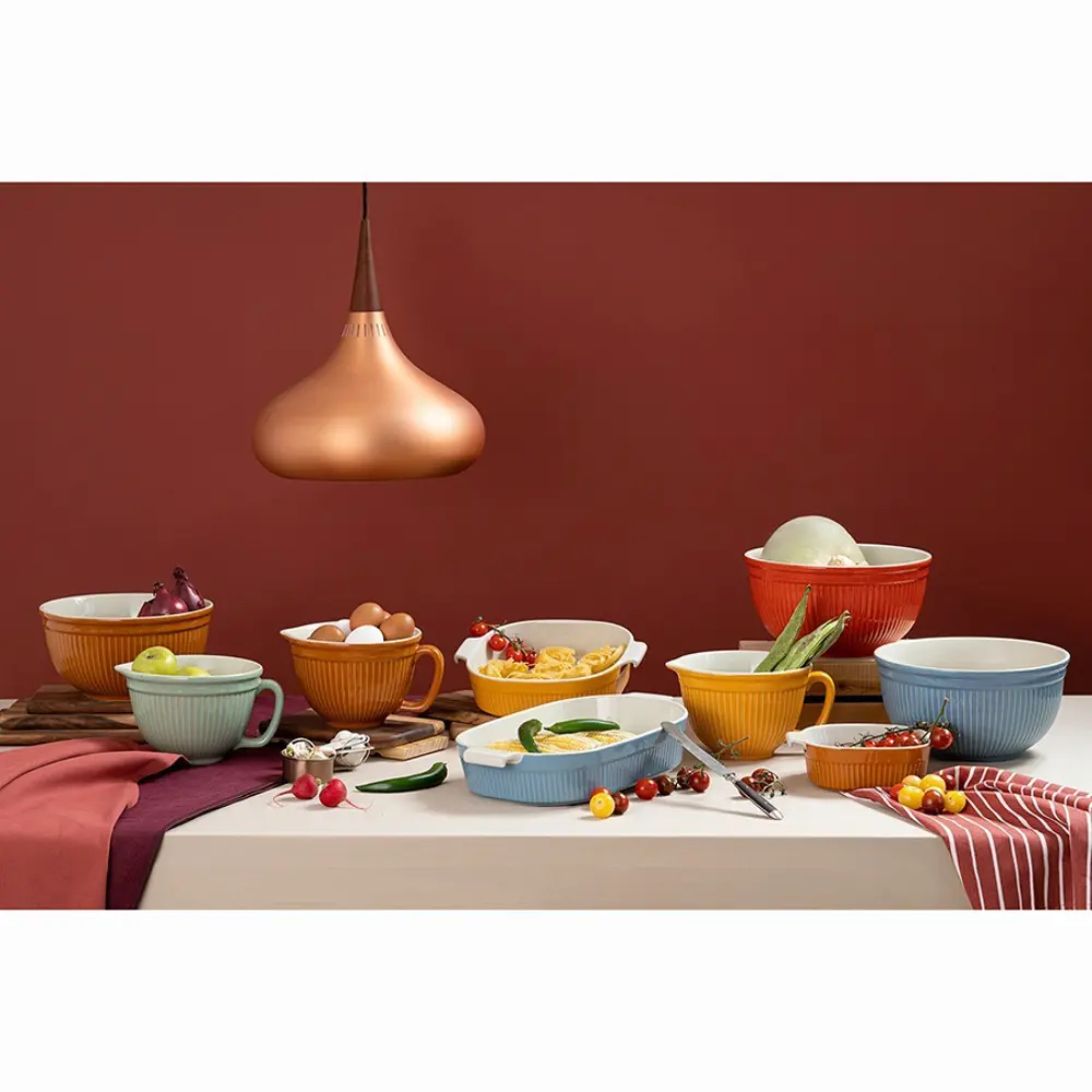 Фото 6 Форма для запекания Liberty Jones Soft Ripples 26.20x6.70x22.60 см керамика цвет красный Фото 6 Форма для запекания Liberty Jones Soft Ripples 26.20x6.70x22.60 см керамика цвет красный