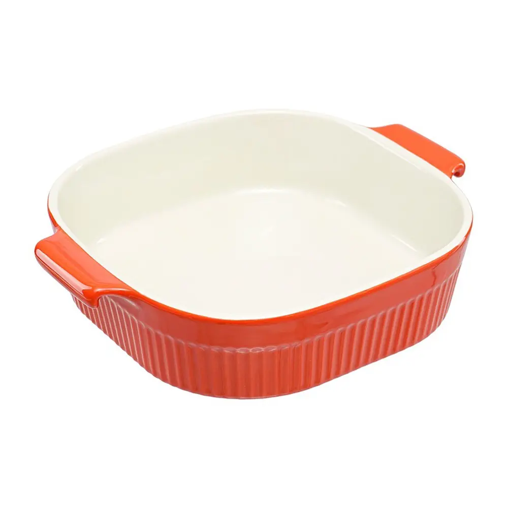 Фото 2 Форма для запекания Liberty Jones Soft Ripples 26.20x6.70x22.60 см керамика цвет красный Фото 2 Форма для запекания Liberty Jones Soft Ripples 26.20x6.70x22.60 см керамика цвет красный