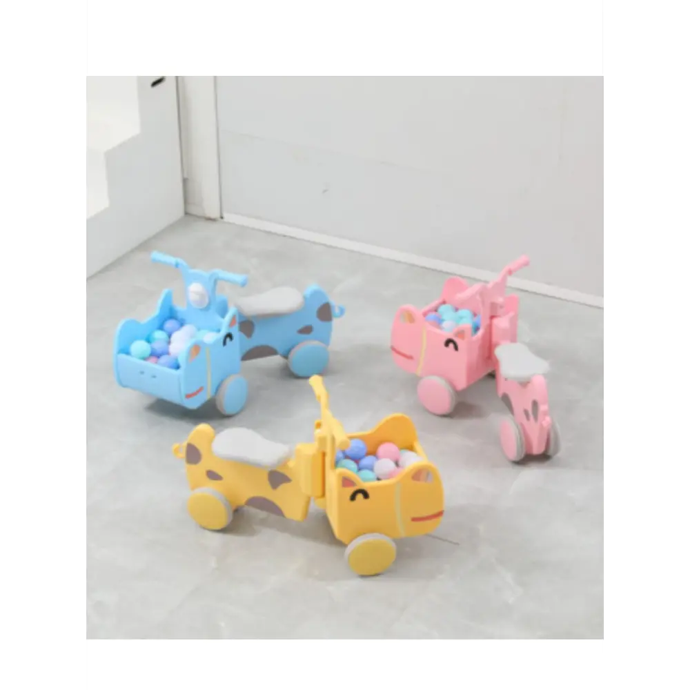 Фото 2 Машинка-каталка с корзиной Unix Kids Hippo Blue 68x42 см синий Фото 2 Машинка-каталка с корзиной Unix Kids Hippo Blue 68x42 см синий