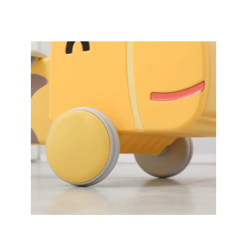 Фото 2 Машинка-каталка с корзиной Unix Kids Hippo Yellow 68x42 см жёлтый/золотой Фото 2 Машинка-каталка с корзиной Unix Kids Hippo Yellow 68x42 см жёлтый/золотой