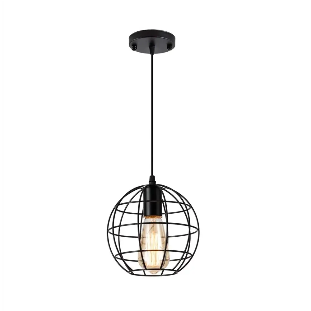 Фото Светильник подвесной Flylight Aureli 1 лампа 8 м² цвет черный Фото Светильник подвесной Flylight Aureli 1 лампа 8 м² цвет черный