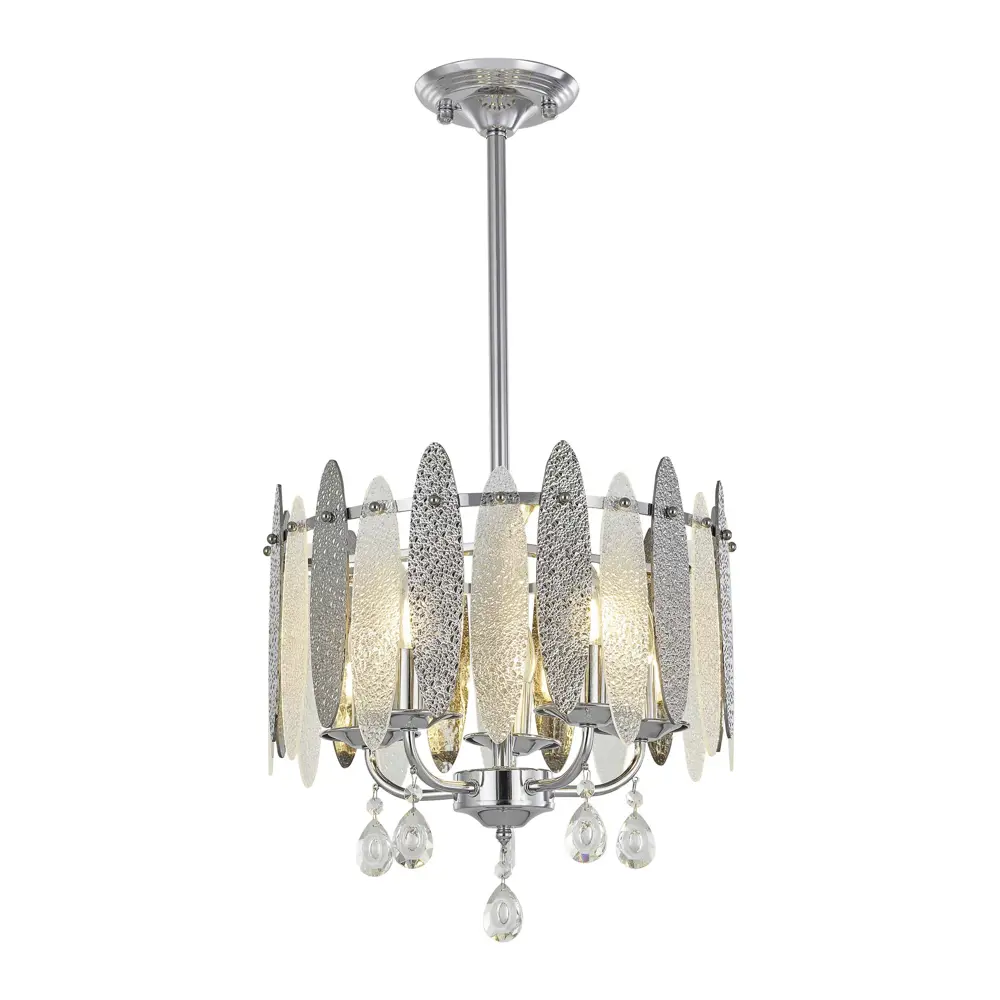 Фото 3 Люстра на штанге Arte perfetto luce 3337.0145.5.350.380.cr 5 ламп 10 м² цвет хром Фото 3 Люстра на штанге Arte perfetto luce 3337.0145.5.350.380.cr 5 ламп 10 м² цвет хром