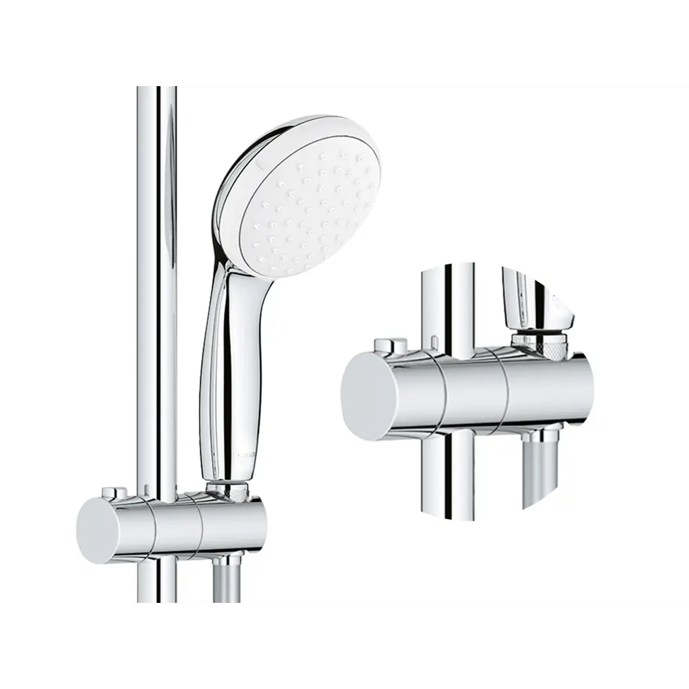 Фото 4 Душевая стойка Grohe Vitalio Start Clova 2 режима с термостатом Фото 4 Душевая стойка Grohe Vitalio Start Clova 2 режима с термостатом