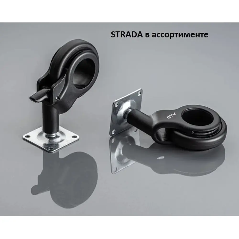 Фото 4 Колесо мебельное STRADA d-60 мм черное без стопора Фото 4 Колесо мебельное STRADA d-60 мм черное без стопора