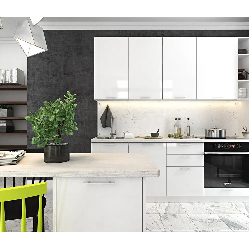 Фото 3 Фасад универсальный для кухонного шкафа 57.3x71.6 см Сурская мебель Валерия МДФ цвет белый глянец Фото 3 Фасад универсальный для кухонного шкафа 57.3x71.6 см Сурская мебель Валерия МДФ цвет белый глянец