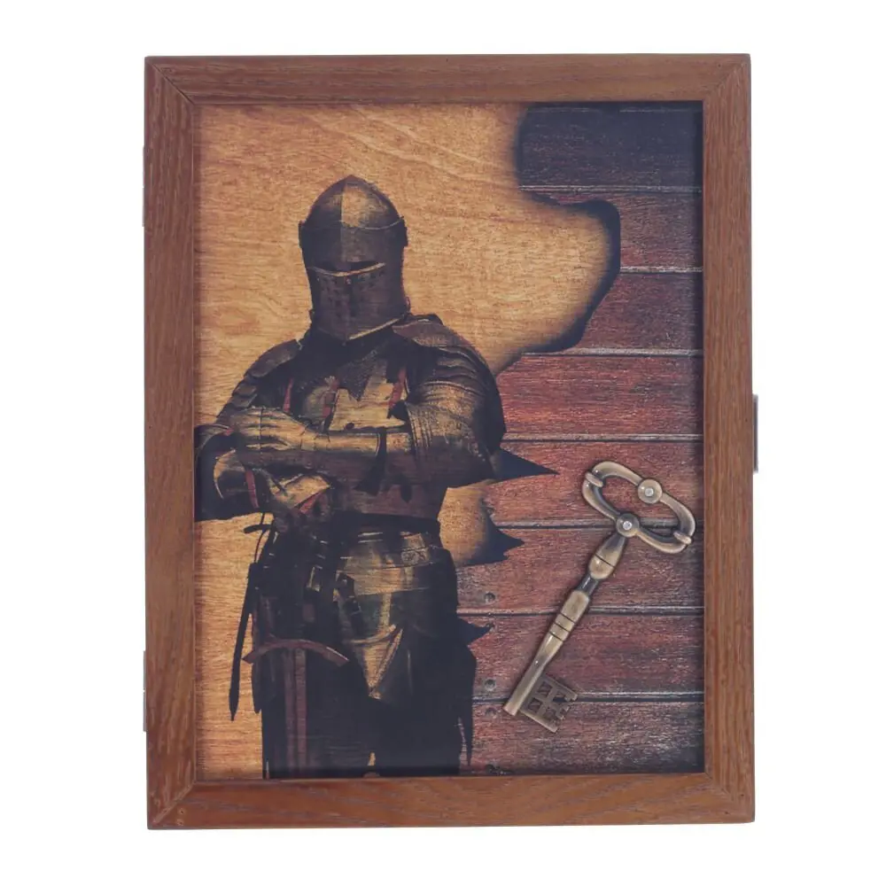 Фото Ключница 769654 ПВХ 28x5 см цвет коричневый Фото Ключница 769654 ПВХ 28x5 см цвет коричневый