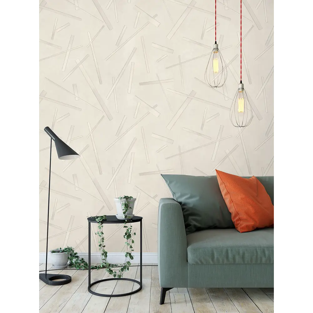 Фото 2 Обои флизелиновые Diamond Bonbon 1.06 м цвет бежевый 5053-01