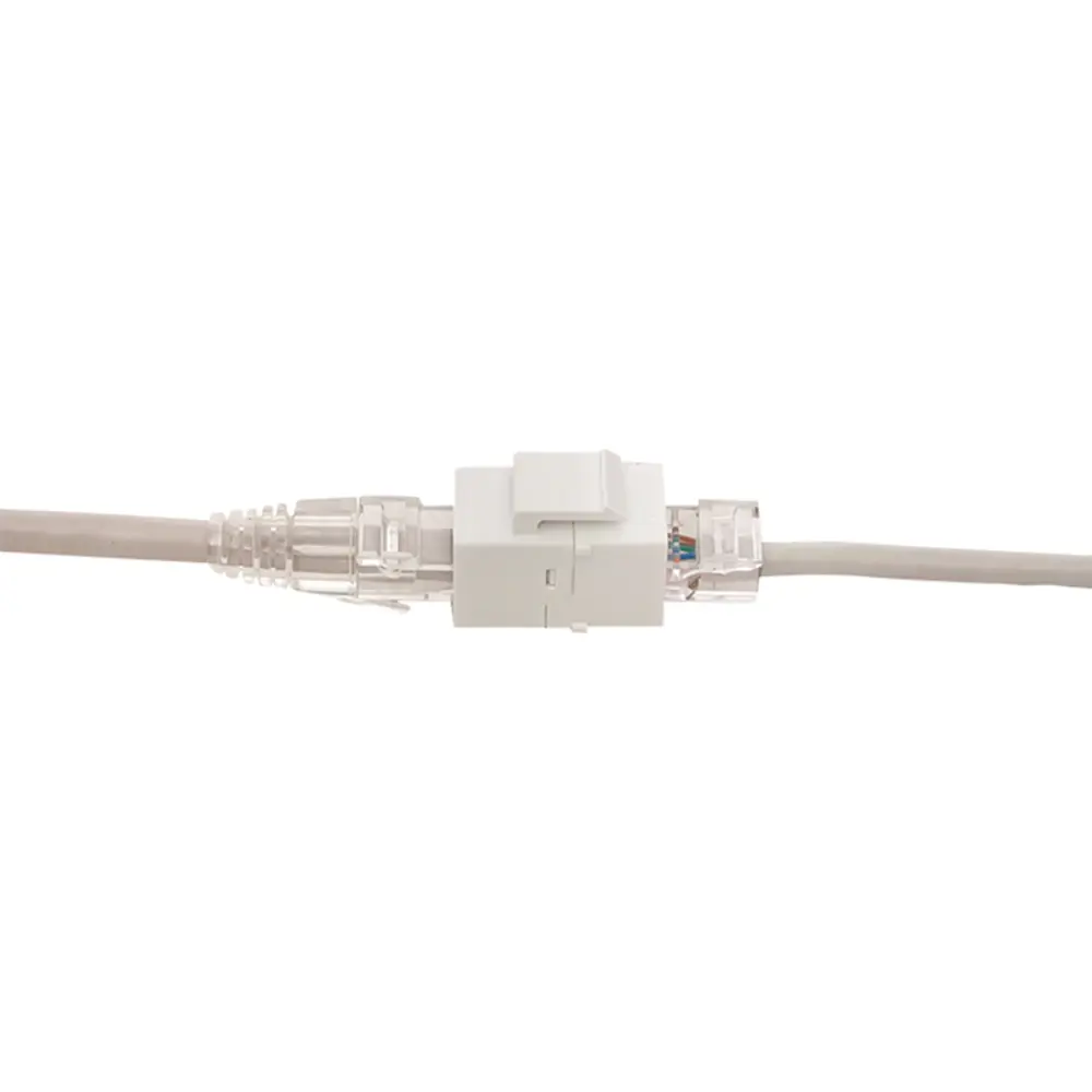 Фото 7 Адаптер проходной Ekf Teracom Cat.5E неэкранированный RJ45-RJ45 тип Keystone цвет белый Фото 7 Адаптер проходной Ekf Teracom Cat.5E неэкранированный RJ45-RJ45 тип Keystone цвет белый