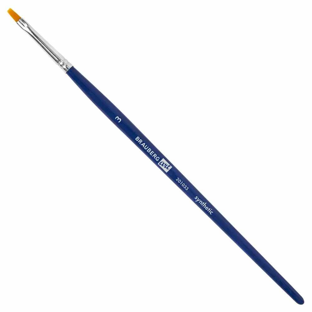 Фото 4 Кисти для рисования художественные набор 4 штуки синтетика плоские № 3 6 8 12 Brauberg Art Debut 201033 Фото 4 Кисти для рисования художественные набор 4 штуки синтетика плоские № 3 6 8 12 Brauberg Art Debut 201033