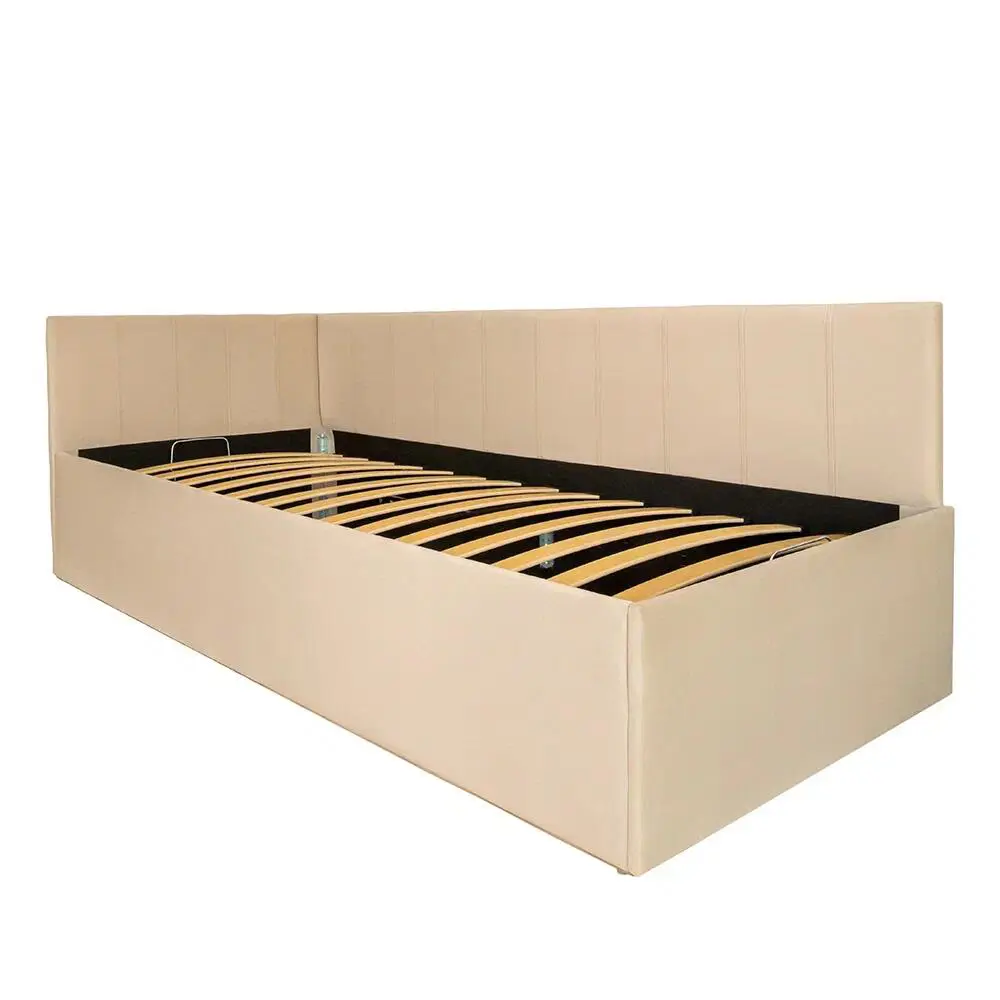 Фото Кровать Doma Глория 90x200 см ЛДСП цвет бежевый Фото Кровать Doma Глория 90x200 см ЛДСП цвет бежевый