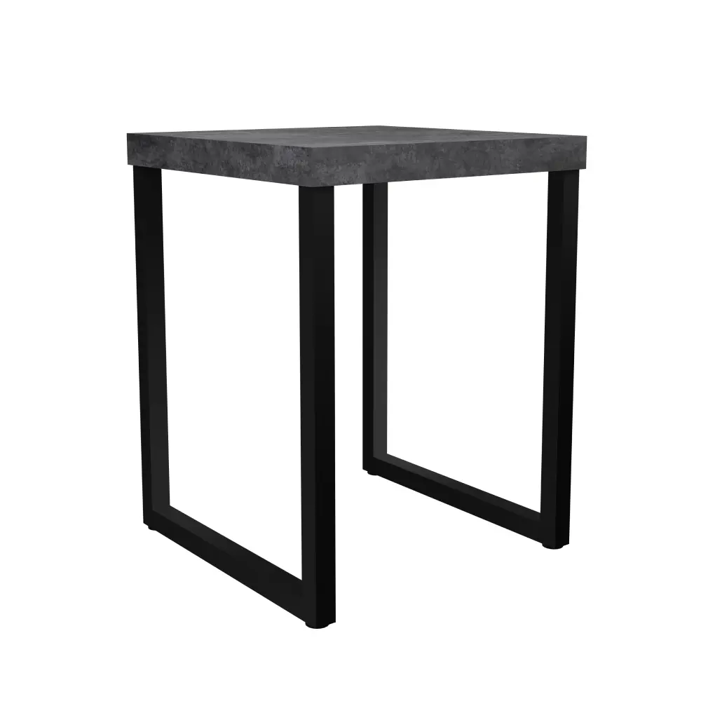 Фото Табурет Alternative 38x45x38 см металл цвет бетон темный Фото Табурет Alternative 38x45x38 см металл цвет бетон темный