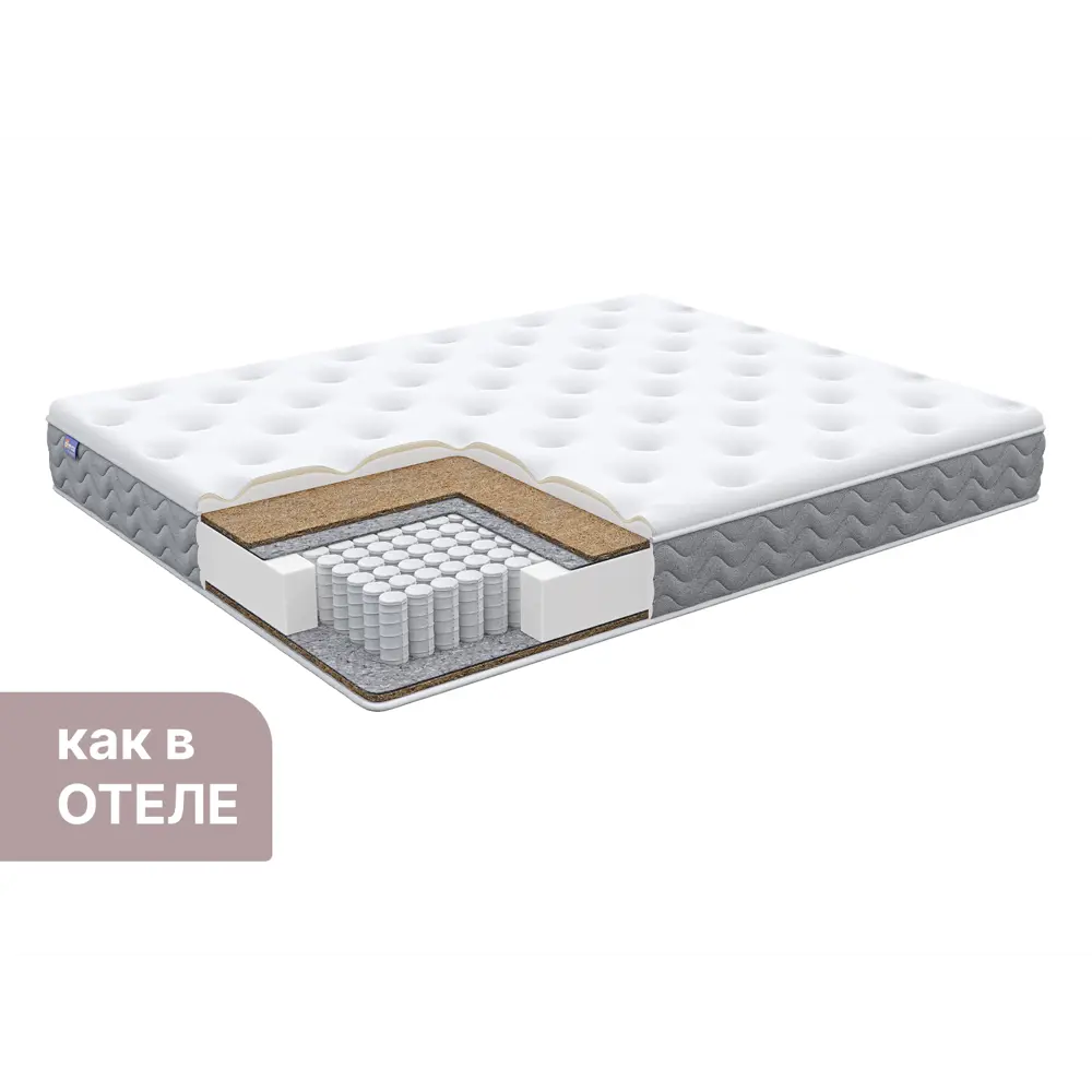 Фото Матрас Димакс Bliss Choice 80x200x20 см независимый пружинный блок, односпальный