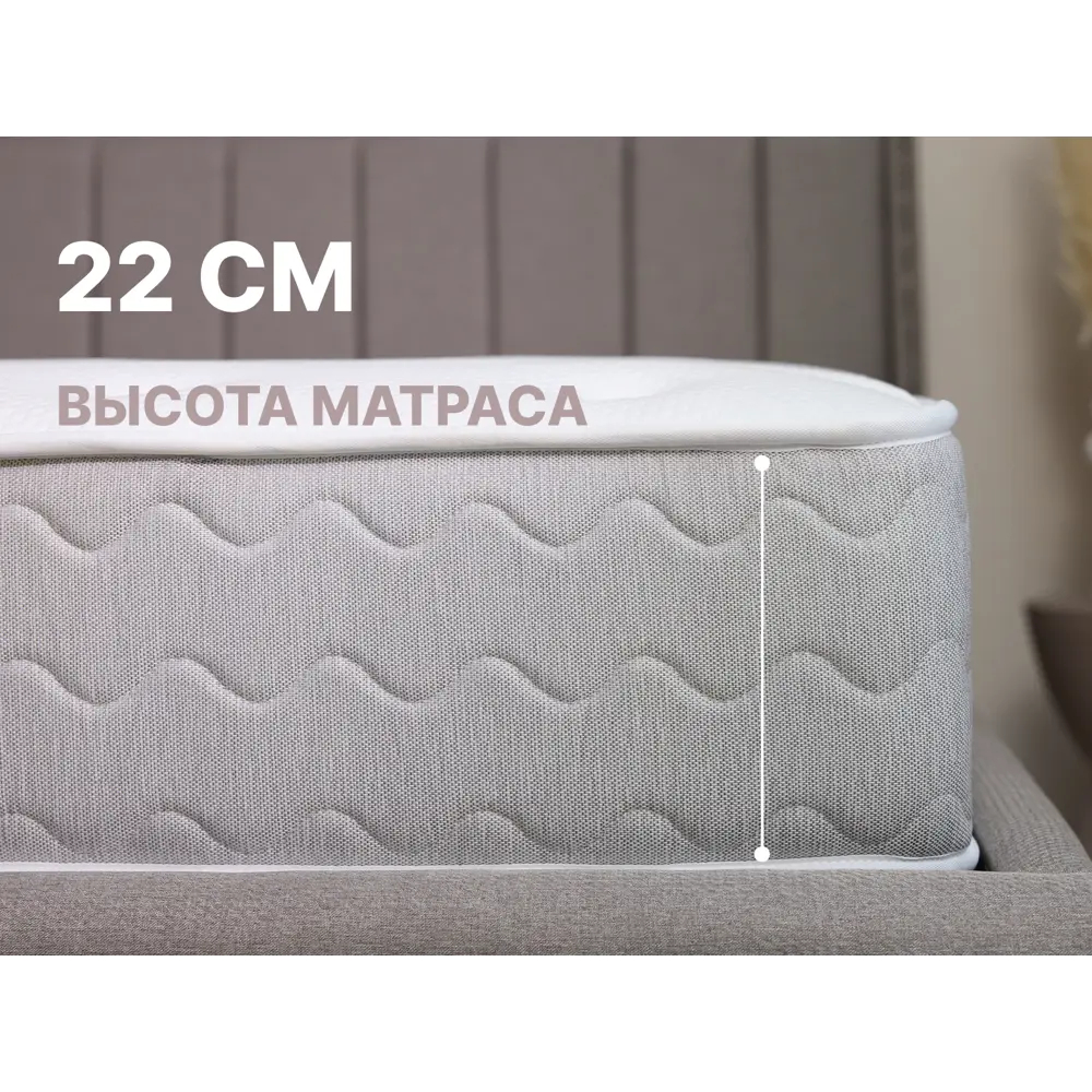 Фото 3 Матрас Димакс Bliss Choice+ 120x200x22 см независимый пружинный блок, односпальный Фото 3 Матрас Димакс Bliss Choice+ 120x200x22 см независимый пружинный блок, односпальный