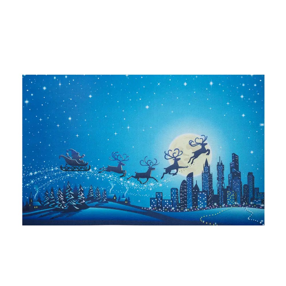 Фото 2 Коврик NY Santa 45x75 см резина Фото 2 Коврик NY Santa 45x75 см резина