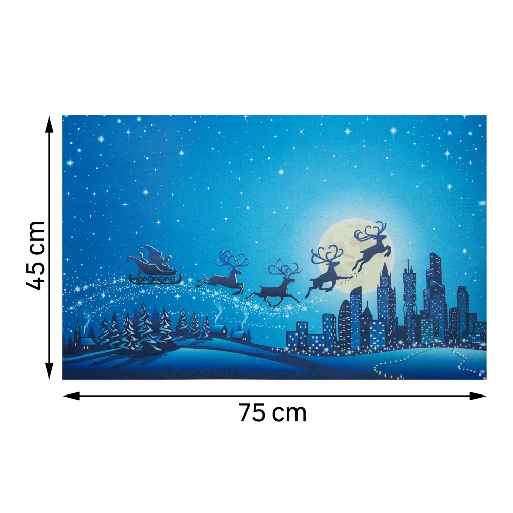 Фото 3 Коврик NY Santa 45x75 см резина Фото 3 Коврик NY Santa 45x75 см резина