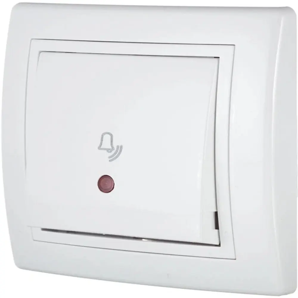 Фото 2 Выключатель кнопочный встраиваемый Aling-conel Prestige 610I.00 2 клавиши с подсветкой цвет белый Фото 2 Выключатель кнопочный встраиваемый Aling-conel Prestige 610I.00 2 клавиши с подсветкой цвет белый