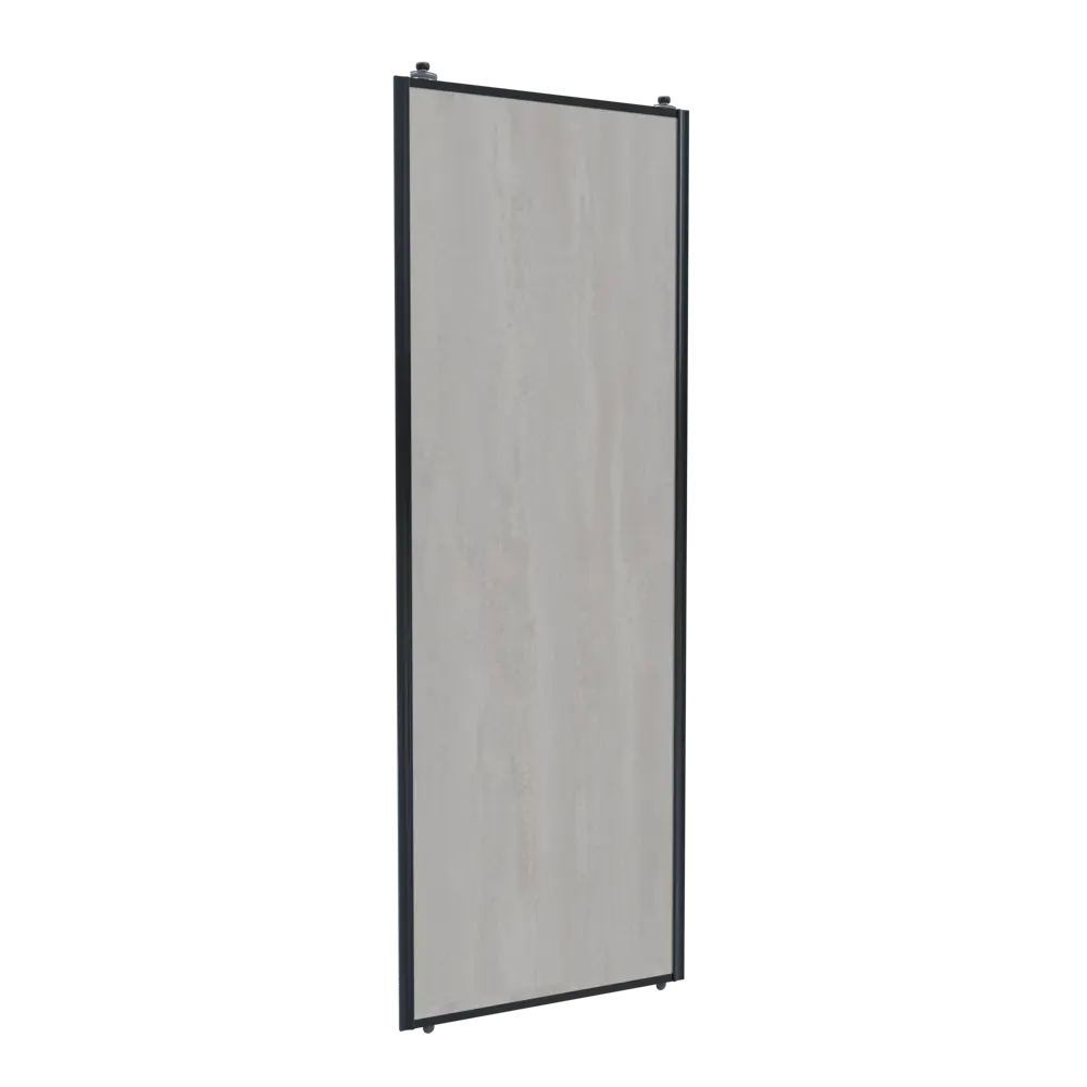 Фото Дверь для шкафа-купе Найди DKL60/225.К350B 60.40x225.50x0.3 см сталь цвет черный матовый/бетон Фото Дверь для шкафа-купе Найди DKL60/225.К350B 60.40x225.50x0.3 см сталь цвет черный матовый/бетон