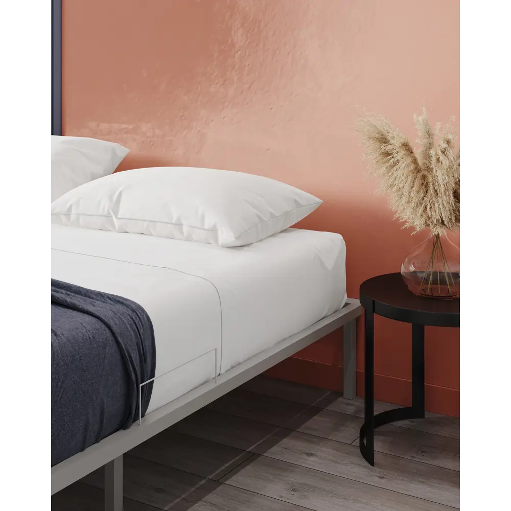 Фото 4 Кровать Roomiroom Roomiroom 139x198 см металл цвет серый Фото 4 Кровать Roomiroom Roomiroom 139x198 см металл цвет серый