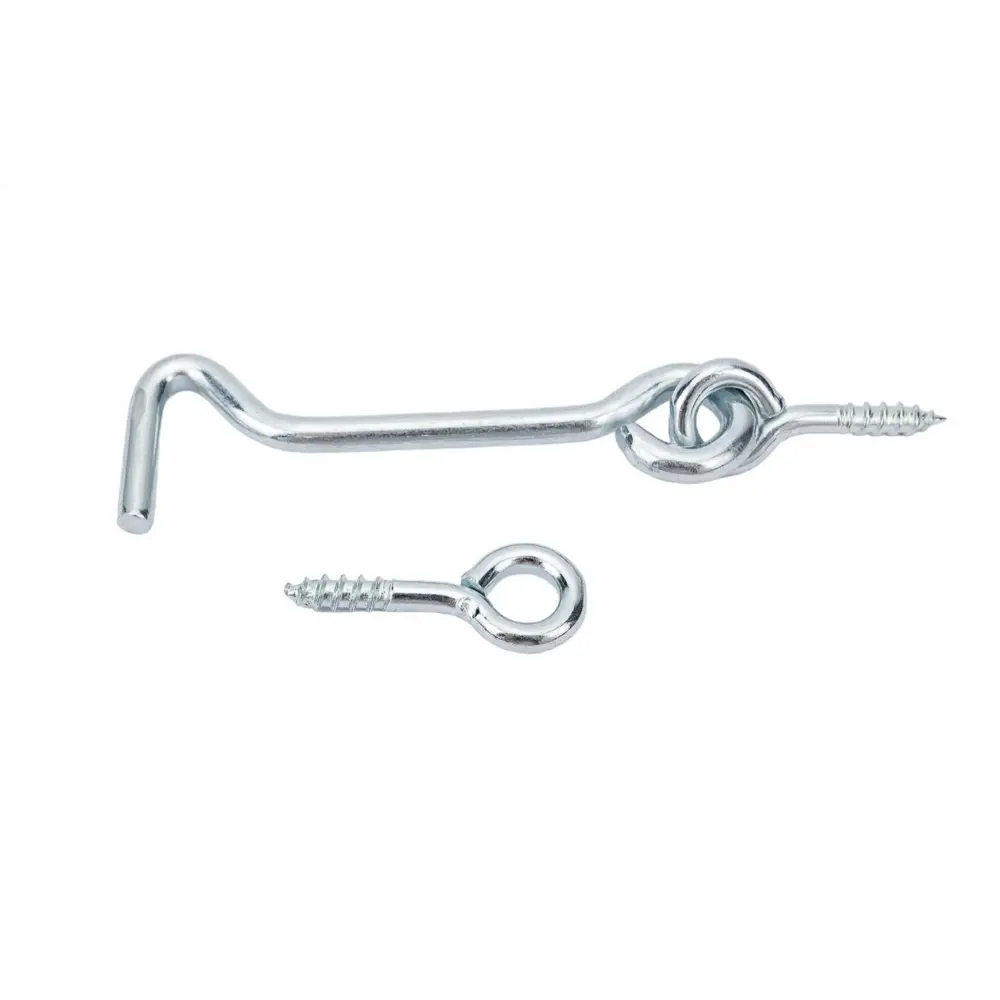 Фото Крючок накидной с осью Vormann 60 мм d 3.5 мм оцинкованный Фото Крючок накидной с осью Vormann 60 мм d 3.5 мм оцинкованный