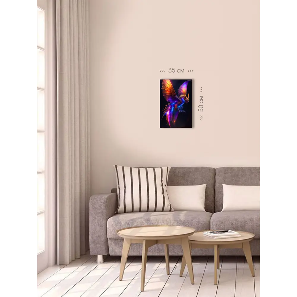 Фото 4 Картина на холсте First Class Images Дракон 102649S 50x35 см