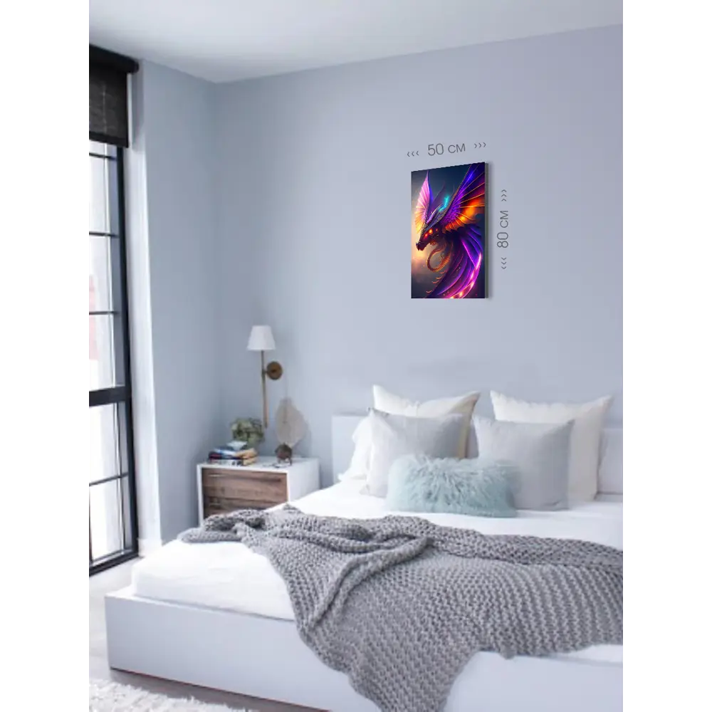 Фото 2 Картина на холсте First Class Images Дракон 102650 80x50 см