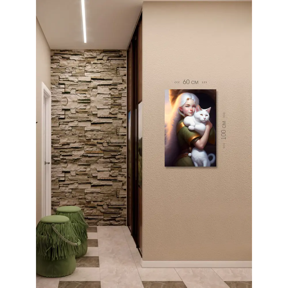 Фото 6 Картина на холсте First Class Images 102221М 100x60 см