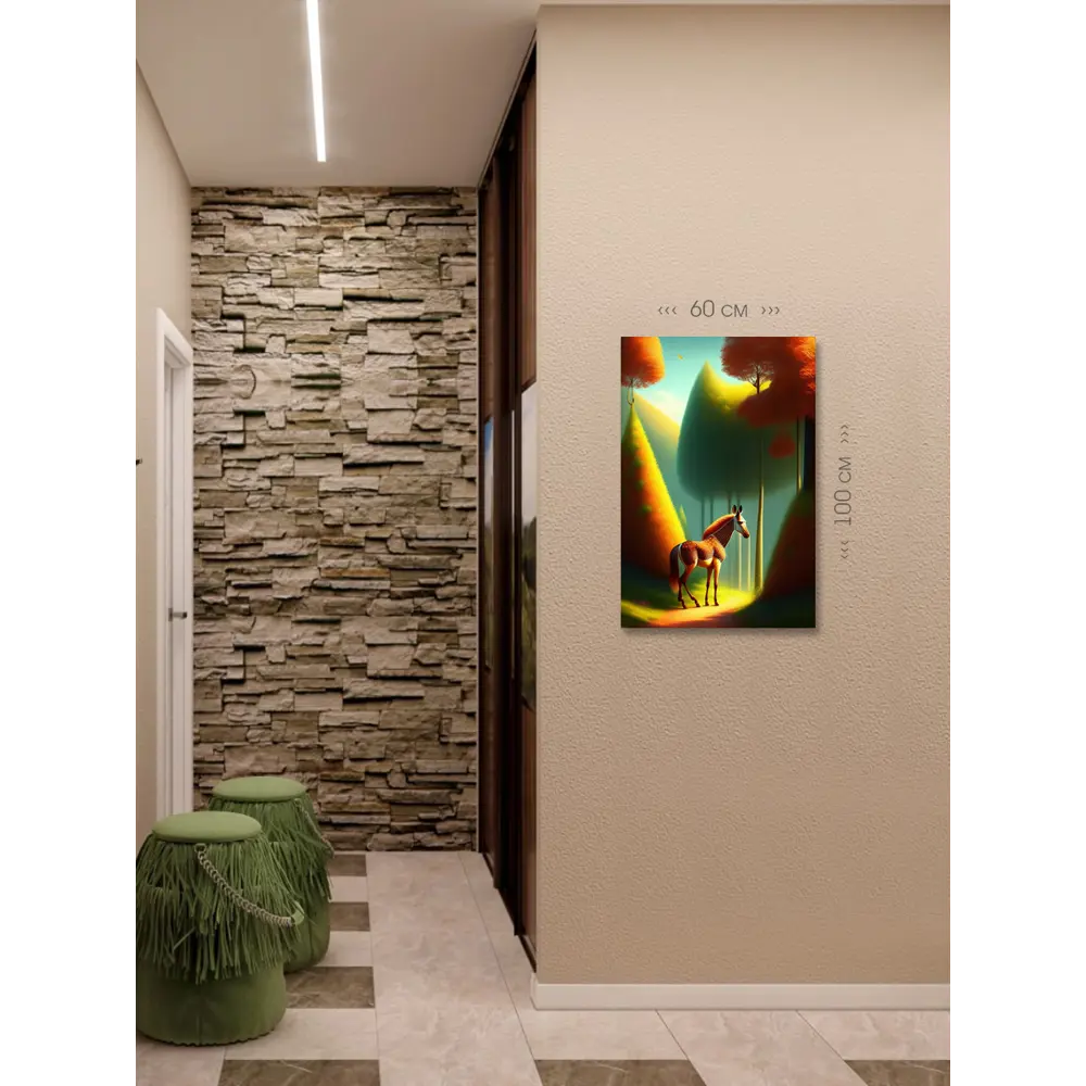 Фото 6 Картина на холсте First Class Images 102236М 100x60 см