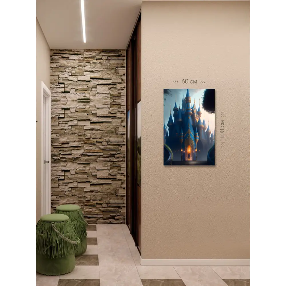 Фото 6 Картина на холсте First Class Images 102265М 100x60 см