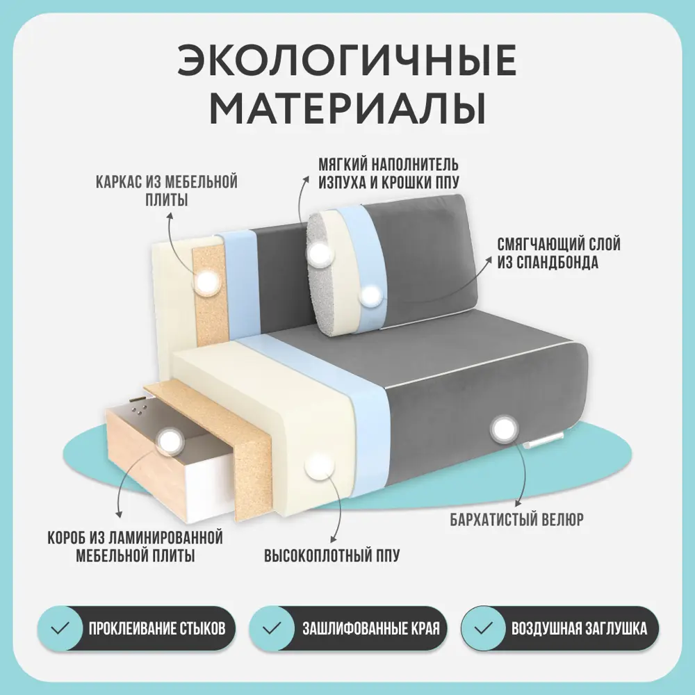Фото 7 Диван Dee one Лаки AAA41235012 200x90x90 см велюр цвет бежевый Фото 7 Диван Dee one Лаки AAA41235012 200x90x90 см велюр цвет бежевый