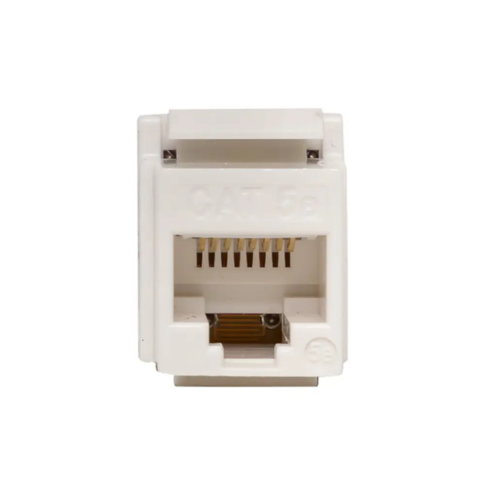 Фото 2 Модуль Keystone Teracom Pro Cat.5E RJ-45 неэкранированный 110 IDC 180 градусов цвет белый Фото 2 Модуль Keystone Teracom Pro Cat.5E RJ-45 неэкранированный 110 IDC 180 градусов цвет белый