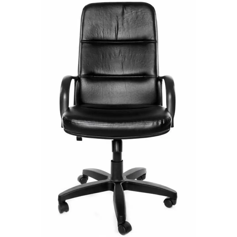 Фото 2 Офисное кресло Евростиль Зенит PL 70x112x70 см кожа цвет черный