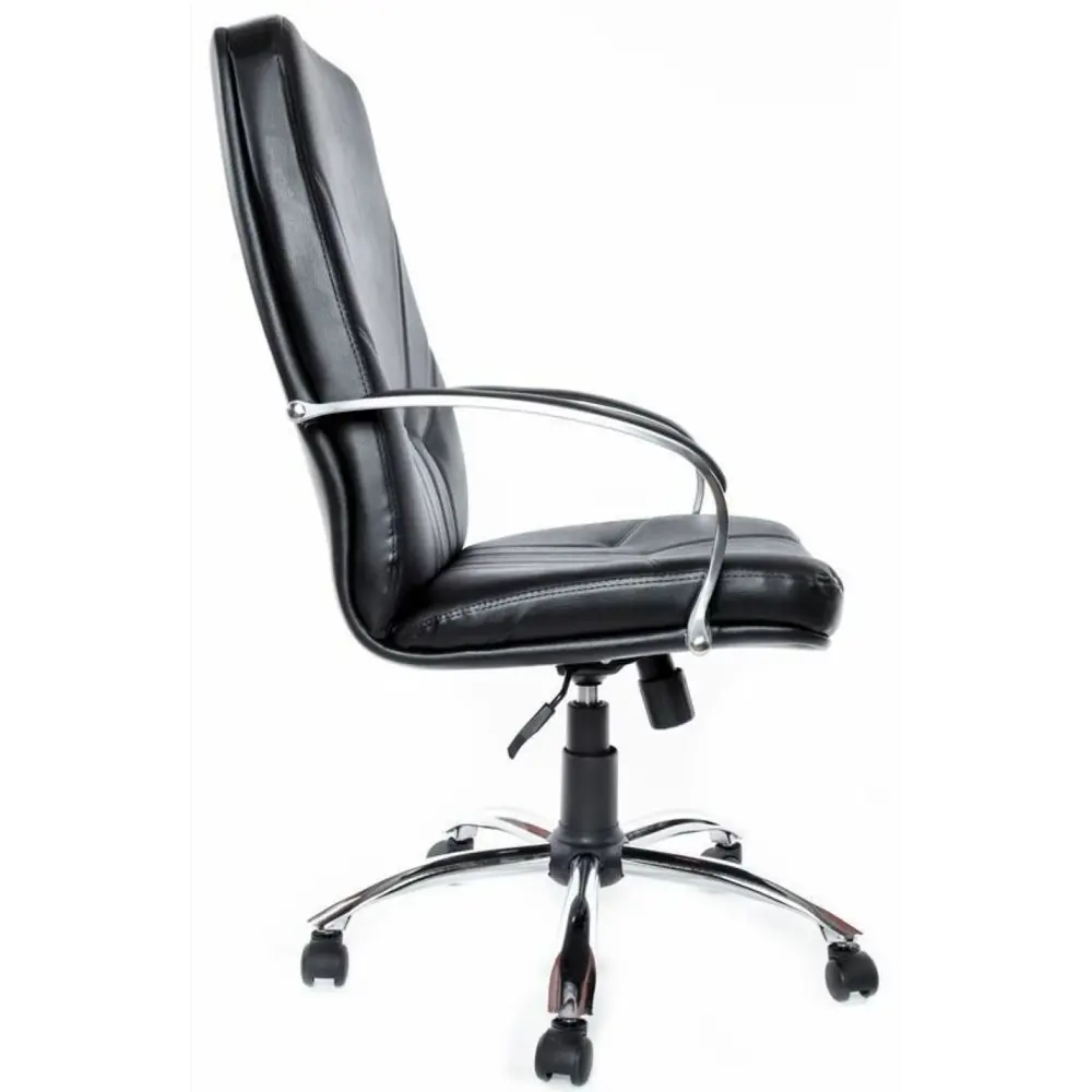 Фото 3 Офисное кресло Евростиль Менеджер CH 70x112x70 см искусственная кожа цвет черный Фото 3 Офисное кресло Евростиль Менеджер CH 70x112x70 см искусственная кожа цвет черный
