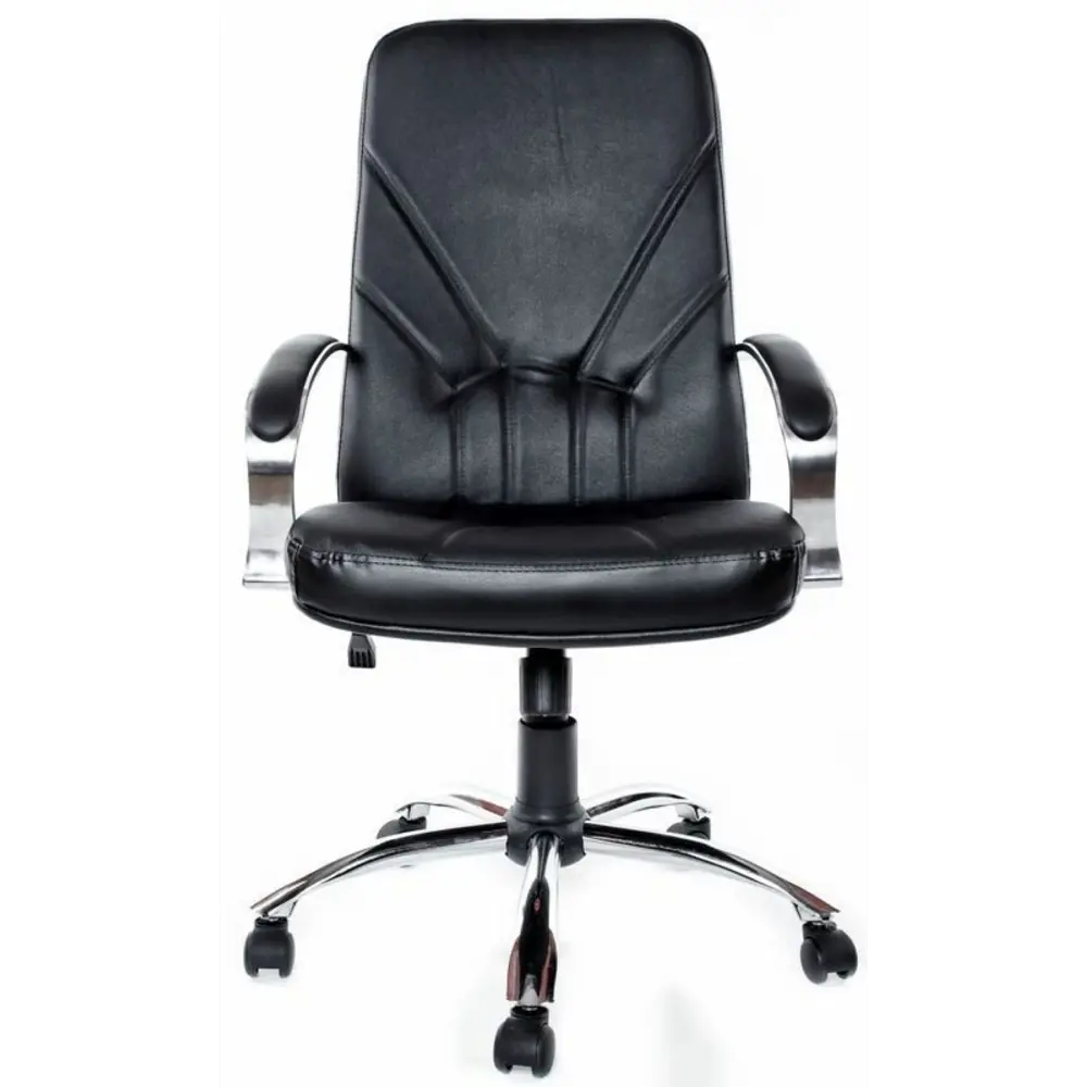 Фото 2 Офисное кресло Евростиль Менеджер CH 70x112x70 см искусственная кожа цвет черный Фото 2 Офисное кресло Евростиль Менеджер CH 70x112x70 см искусственная кожа цвет черный