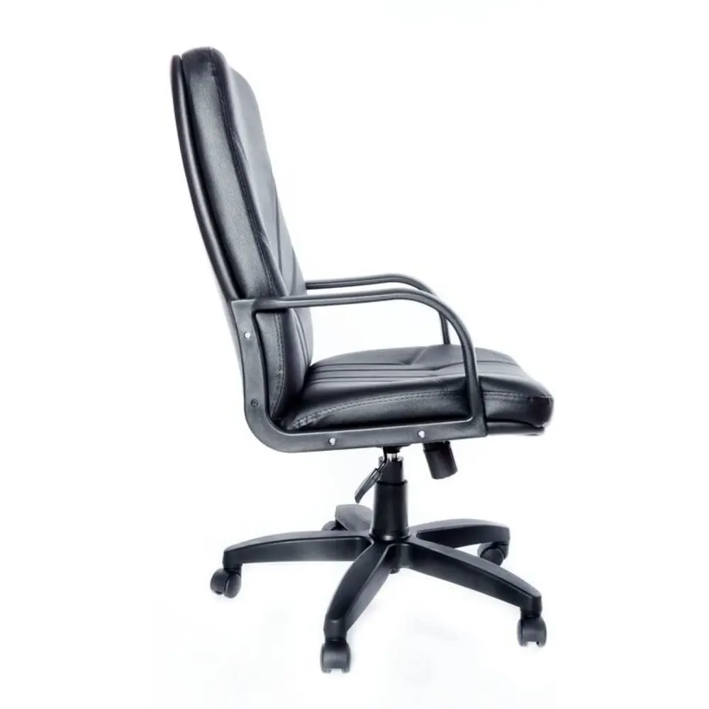 Фото 3 Офисное кресло Евростиль Менеджер PL 70x112x70 см искусственная кожа цвет черный Фото 3 Офисное кресло Евростиль Менеджер PL 70x112x70 см искусственная кожа цвет черный