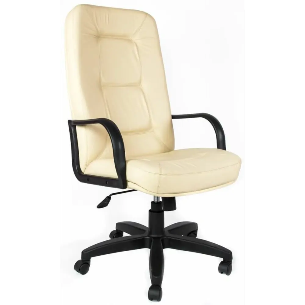 Фото Офисное кресло Евростиль Пилот PL 70x121x70 см искусственная кожа цвет бежевый Фото Офисное кресло Евростиль Пилот PL 70x121x70 см искусственная кожа цвет бежевый