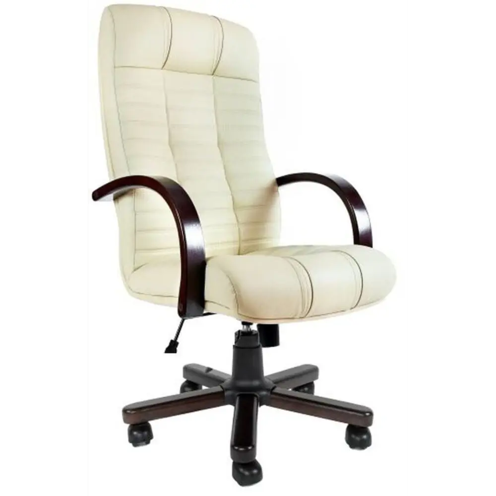 Фото Офисное кресло Евростиль Атлант EX 70x125x70 см искусственная кожа цвет бежевый Фото Офисное кресло Евростиль Атлант EX 70x125x70 см искусственная кожа цвет бежевый