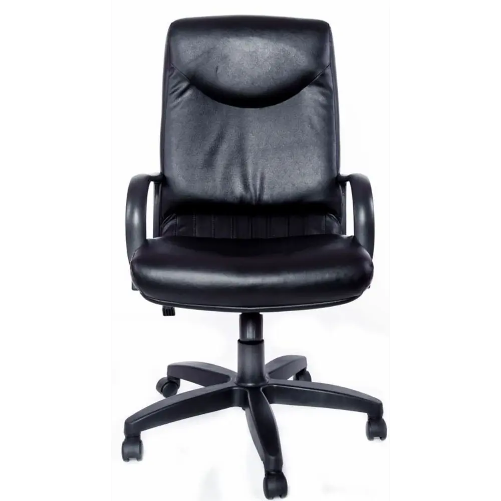 Фото 2 Офисное кресло Евростиль Свинг PL 70x113x70 см искусственная кожа цвет черный Фото 2 Офисное кресло Евростиль Свинг PL 70x113x70 см искусственная кожа цвет черный