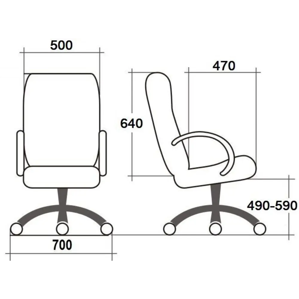 Фото 5 Офисное кресло Евростиль Свинг PL 70x113x70 см искусственная кожа цвет черный Фото 5 Офисное кресло Евростиль Свинг PL 70x113x70 см искусственная кожа цвет черный