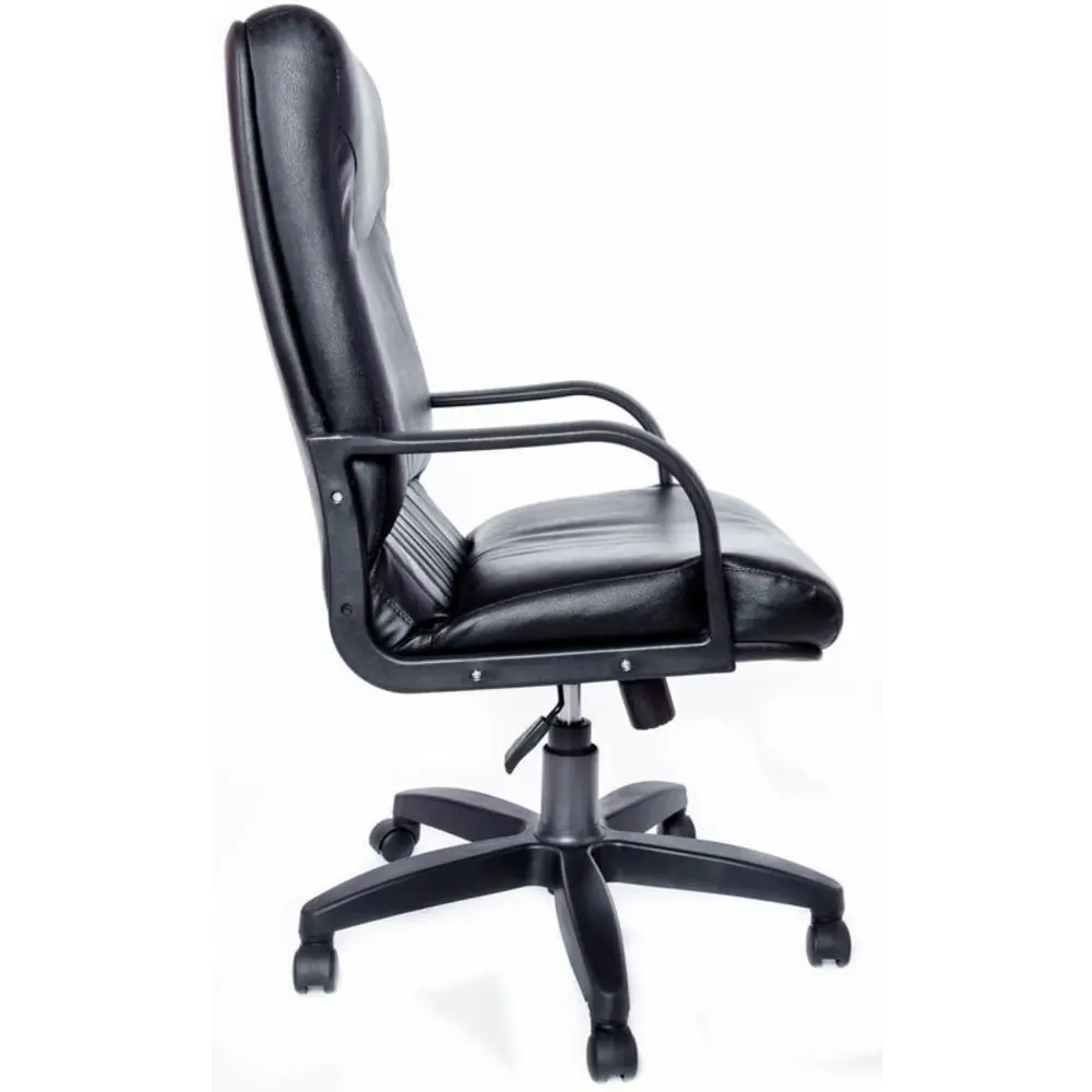 Фото 3 Офисное кресло Евростиль Свинг PL 70x113x70 см искусственная кожа цвет черный Фото 3 Офисное кресло Евростиль Свинг PL 70x113x70 см искусственная кожа цвет черный