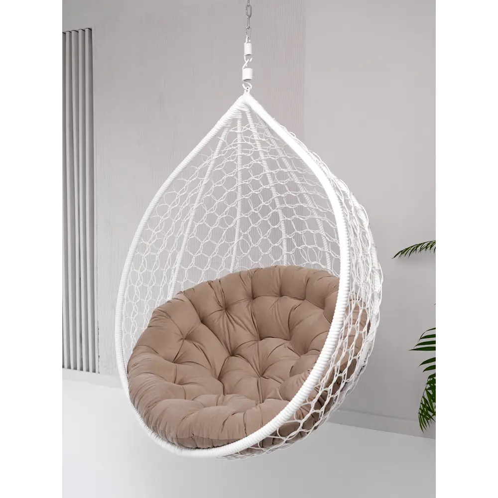 Фото 8 Подушка для подвесного кресла Everena round beige soft 1 120x120 см бежевая Фото 8 Подушка для подвесного кресла Everena round beige soft 1 120x120 см бежевая