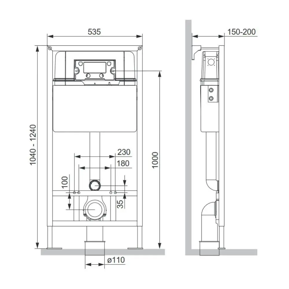 Фото 7 Комплект инсталляция с унитазом Am.pm Dx15.is130238.1700 цвет белый Фото 7 Комплект инсталляция с унитазом Am.pm Dx15.is130238.1700 цвет белый