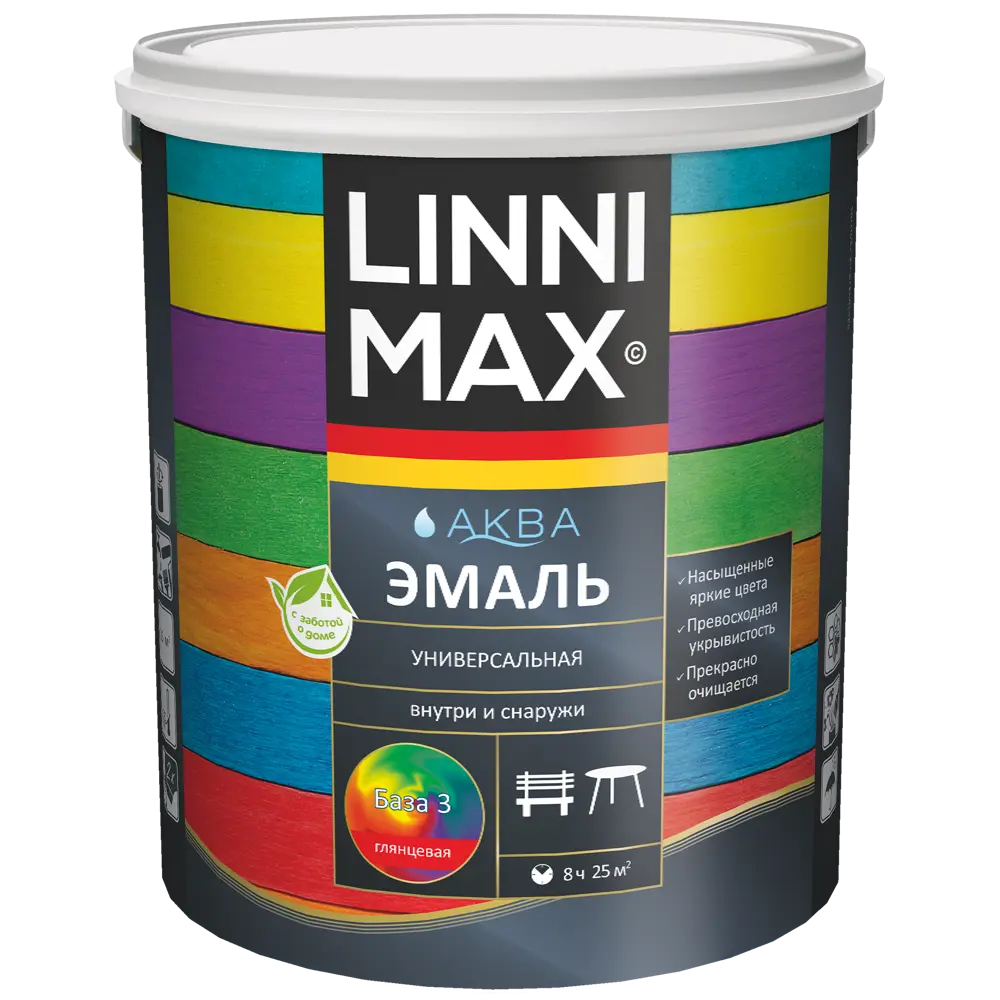 Фото Эмаль Linnimax цвет прозрачный глянцевый база Б3 2.35 л Фото Эмаль Linnimax цвет прозрачный глянцевый база Б3 2.35 л